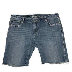 Wrangler Women’s Rock 47 Ultra Low Handmade Cutoff Shorts Size 11 (Waist 33)